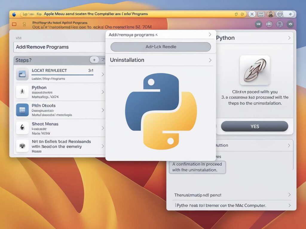 Comment se débarrasser de Python sur Mac : Quelles étapes pour éliminer totalement ses fichiers ?