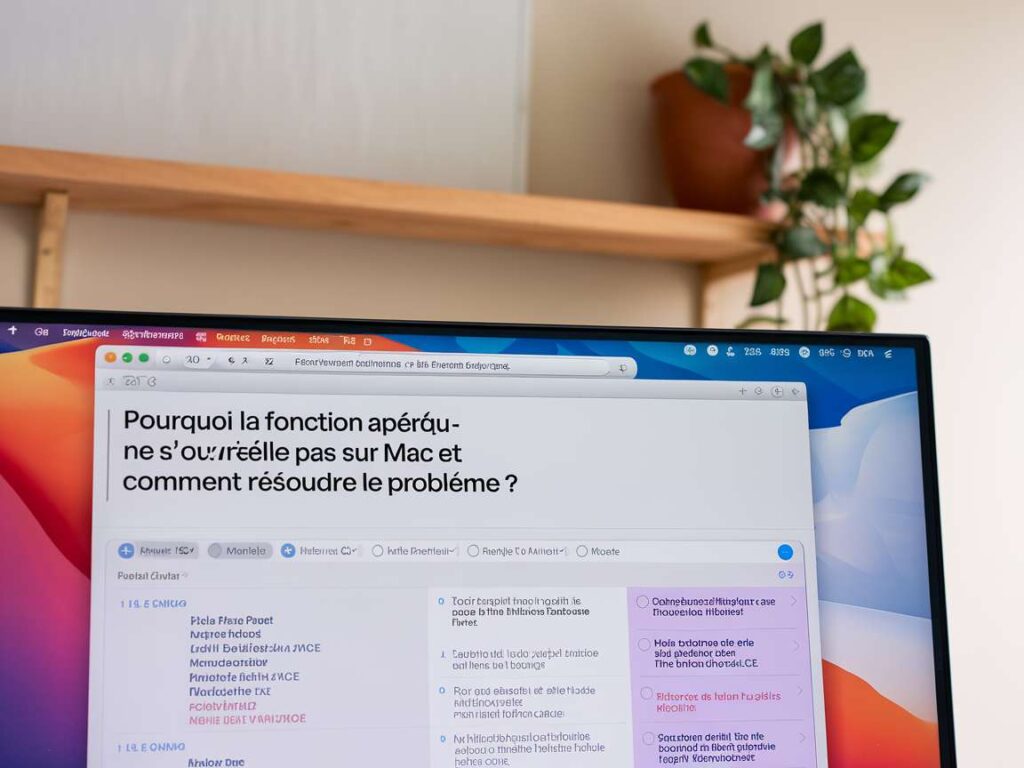 Pourquoi la fonction Aperçu ne s’ouvre-t-elle pas sur Mac et comment résoudre le problème ?