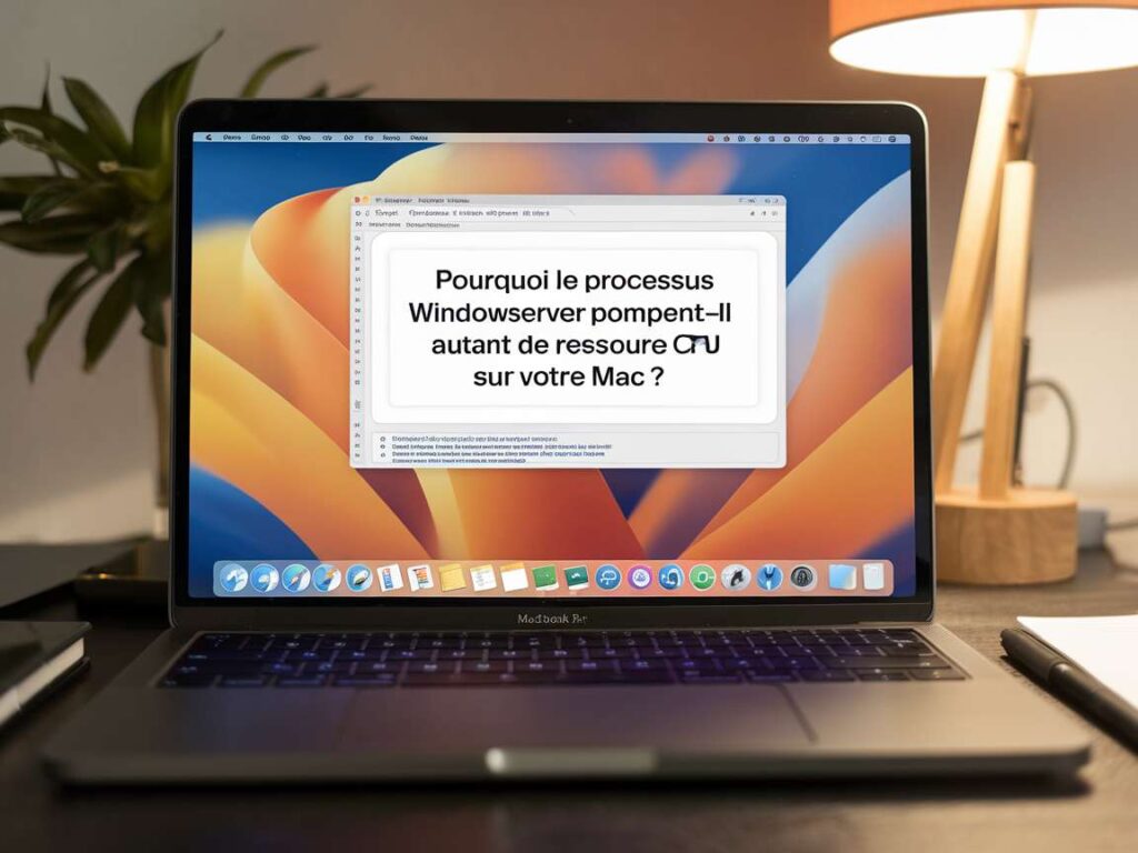 Pourquoi le processus WindowServer pompent-il autant de ressources CPU sur votre Mac ?