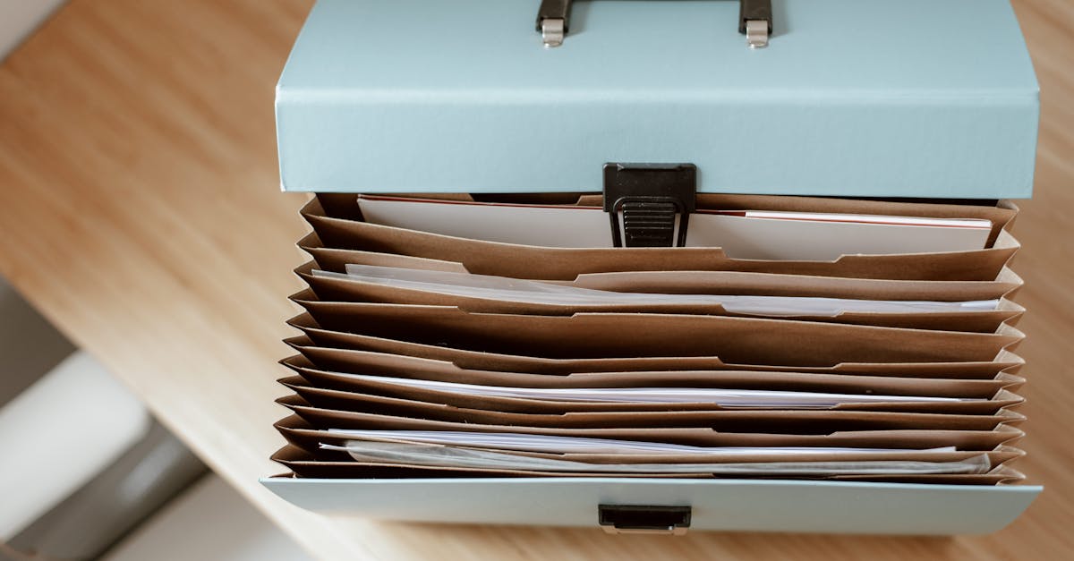 découvrez nos conseils et astuces pour une organisation efficace de vos fichiers. apprenez à trier, classer et archiver vos documents afin de faciliter l'accès et améliorer votre productivité.