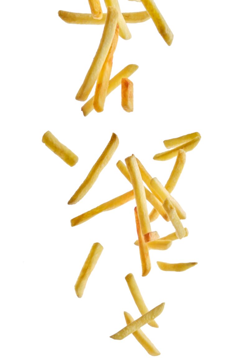 Flying or levitating french fries