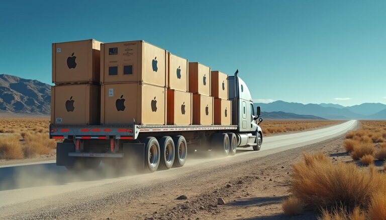 découvrez l'incroyable histoire du vol d'un semi-remorque transportant 15 millions de dollars de produits apple et de semi-conducteurs au nevada. plongée au cœur d'une affaire qui soulève des questions de sécurité et d'impact sur l'industrie technologique.