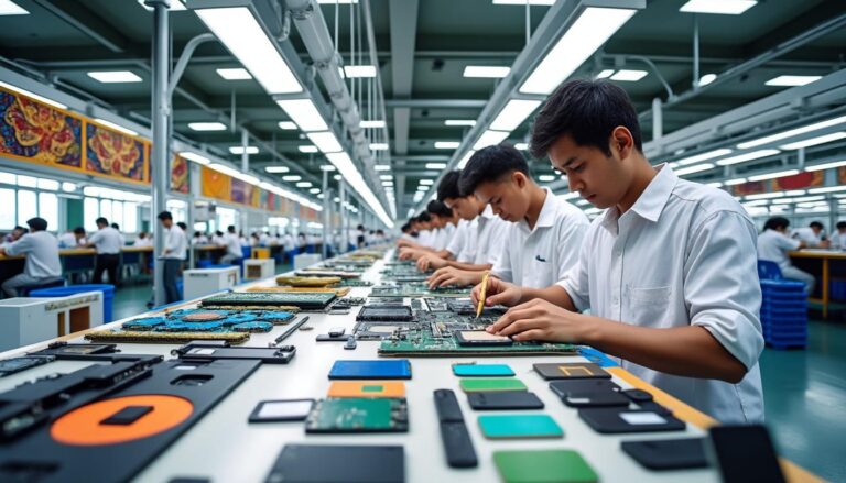 pour réduire les droits de douane, apple fabrique une part croissante de ses iphone en inde depuis des années, sécurisant sa chaîne logistique mondiale.