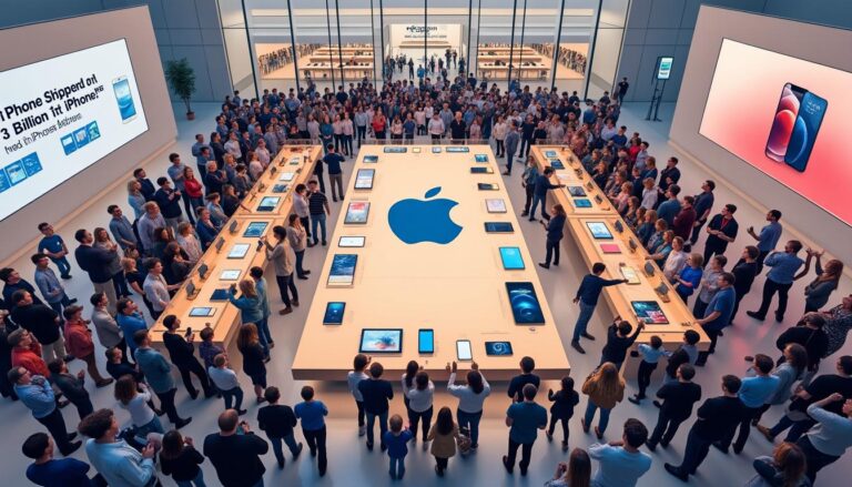 découvrez comment apple a atteint un jalon incroyable en expédiant son 3 milliardième iphone, marquant une étape importante dans l'histoire de la technologie et de l'innovation. plongez dans les chiffres et les implications de cette réussite.