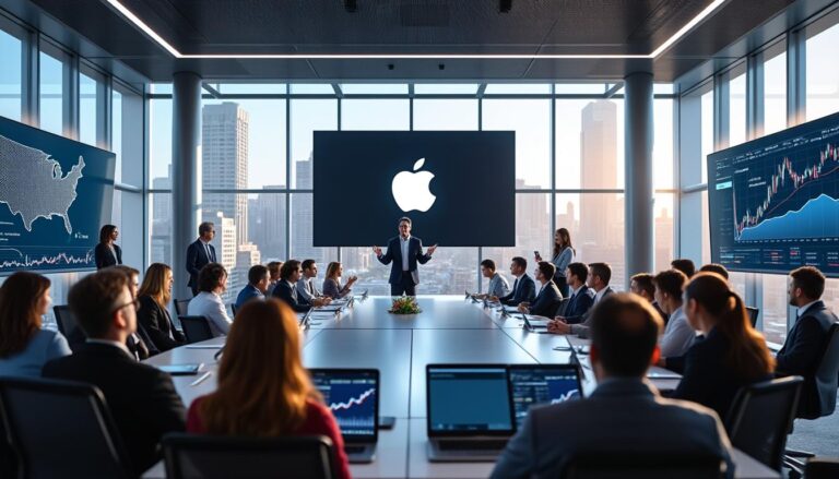 découvrez comment apple prévoit un investissement colossal de 100 milliards de dollars aux états-unis, renforçant son engagement envers l'innovation et la création d'emplois. une initiative majeure qui promet de transformer le paysage technologique et économique du pays.