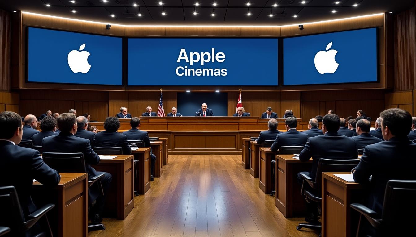 apple intente une action en justice contre une chaîne de cinéma partageant son nom, alors que la société technologique prépare son expansion dans le secteur du divertissement. découvrez les enjeux légaux et stratégiques de cette affaire.