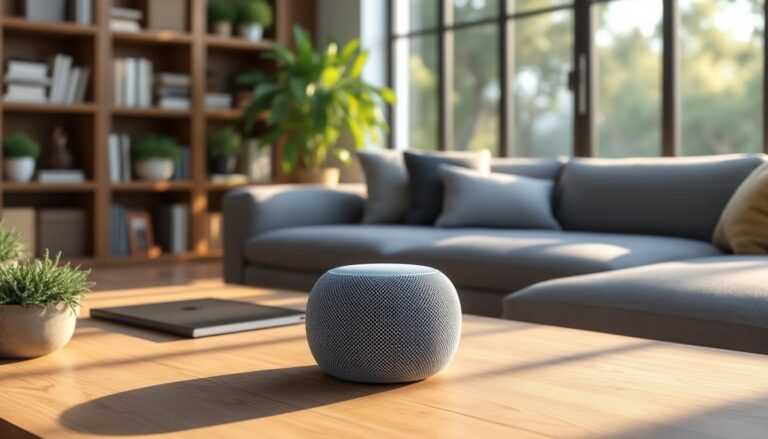 plongez dans une expérience sonore immersive avec le homepod mini. ce haut-parleur intelligent d’apple allie design élégant et performances exceptionnelles pour transformer votre maison en véritable espace audio connecté.