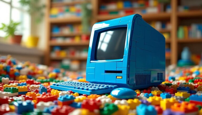 Découvrez le LEGO emblématique de l’iMac G3 en bleu Bondi plongez dans la nostalgie avec le lego imac g3 bleu bondi, une réplique fidèle de l’ordinateur iconique d’apple. parfait pour les fans de technologie et de lego !
