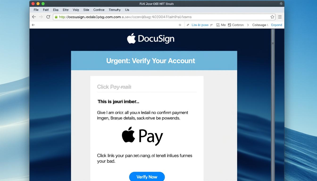 des cybercriminels utilisent de faux emails docusign pour tromper les utilisateurs et diffuser des fraudes apple pay. découvrez comment reconnaître et éviter ces escroqueries.