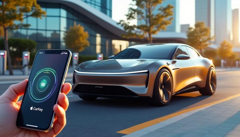 Rivian introduit la prise en charge de la clé Apple Car dans ses véhicules de deuxième génération rivian propose désormais la compatibilité apple car key sur ses véhicules de deuxième génération, offrant aux utilisateurs la possibilité de déverrouiller et démarrer leur voiture grâce à leur iphone ou apple watch pour une expérience encore plus connectée.