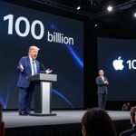 Trump et Apple s'apprêtent à dévoiler un nouvel investissement de 100 milliards de dollars aux États-Unis découvrez comment trump et apple s'apprêtent à révolutionner l'économie américaine avec un investissement colossal de 100 milliards de dollars. ne manquez pas les détails de cette annonce qui promet de transformer le paysage industriel des états-unis.