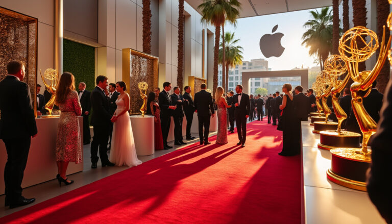 découvrez comment apple séduit les talents d'hollywood et remporte des prix aux emmy awards grâce à ses choix créatifs audacieux et innovants dans l'industrie du divertissement.