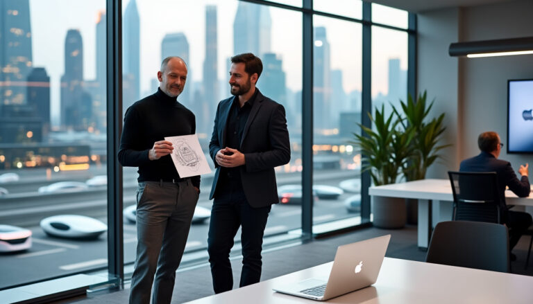 découvrez comment jony ive, le célèbre designer d'apple qui pensait un jour quitter l'entreprise, s'associe aujourd'hui avec sam altman, pdg d'openai, pour former un partenariat innovant et plein de promesses dans le secteur technologique.