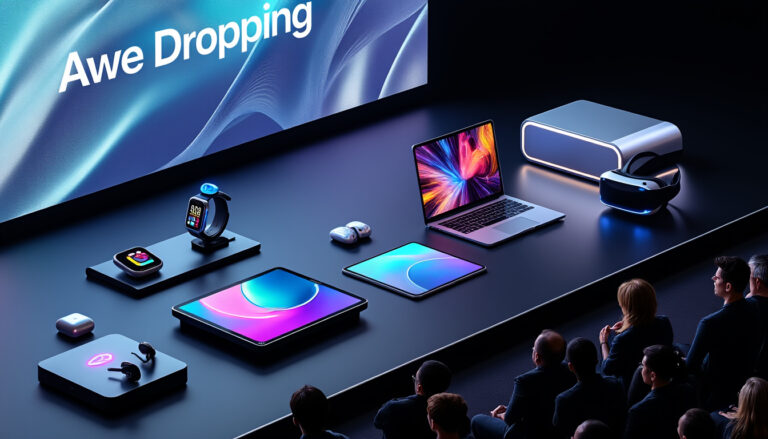 découvrez en avant-première les 7 nouveaux produits qu'apple présentera lors de son événement de septembre 'awe dropping'. innovations, design et technologies inédites vous attendent. ne manquez rien de cette keynote exceptionnelle !