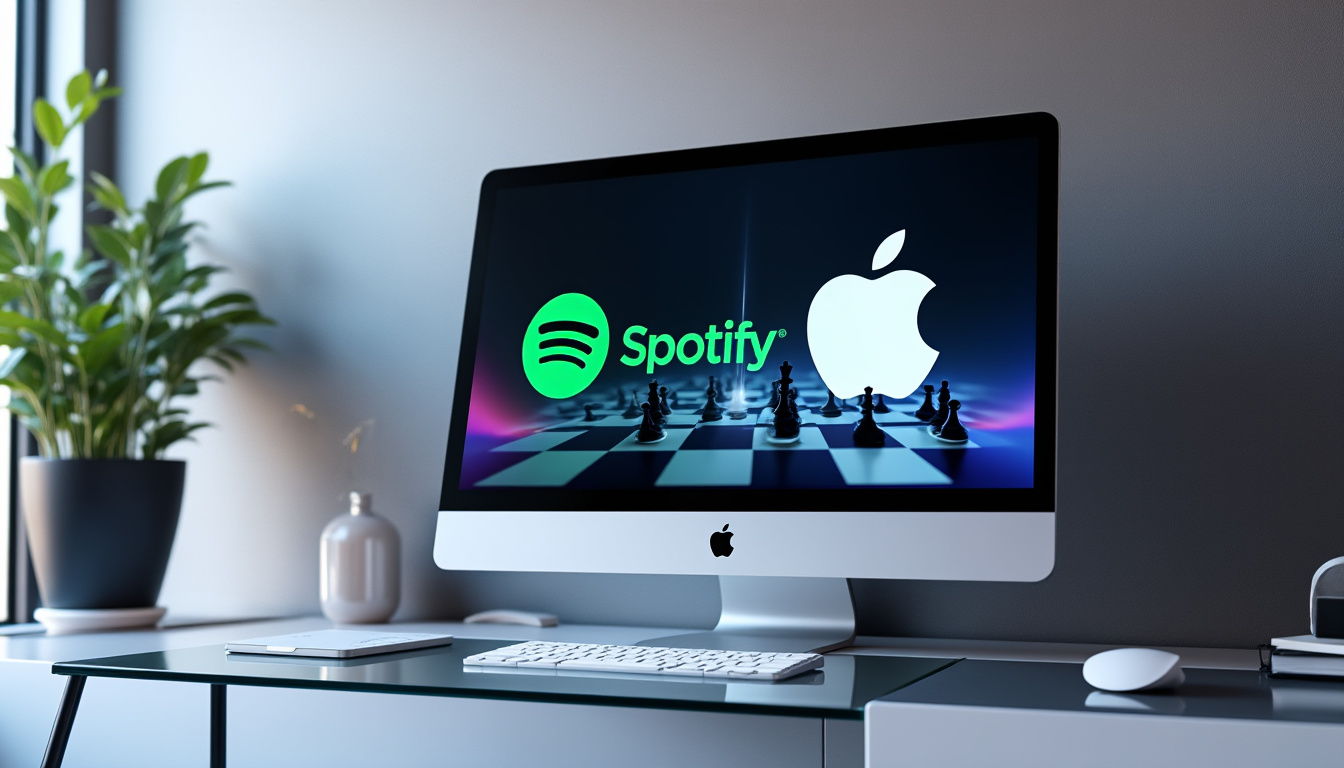 découvrez comment spotify élabore des stratégies ingénieuses pour surpasser apple sur le marché du streaming musical. plongez dans les coulisses de leur plan ambitieux, rivalités et innovations à la clé.