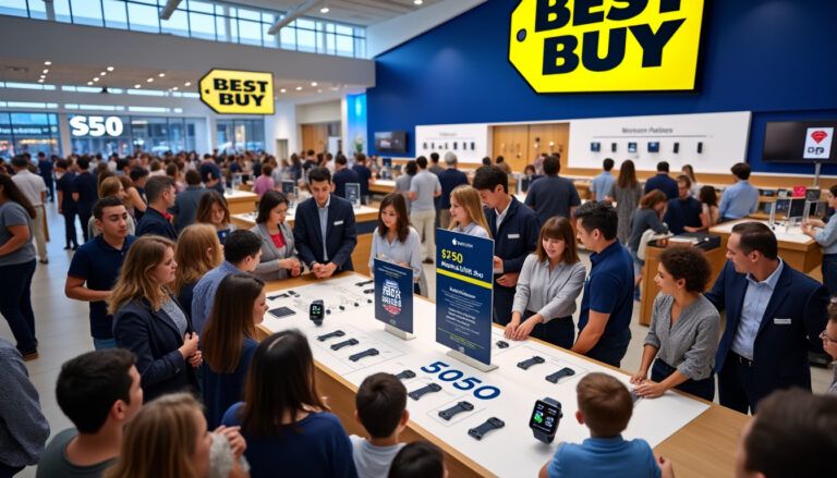 profitez d'une réduction exclusive de 50 $ sur la précommande de l'apple watch ultra 3 réservée aux membres best buy. ne manquez pas cette offre limitée pour obtenir la dernière montre connectée apple à prix réduit !