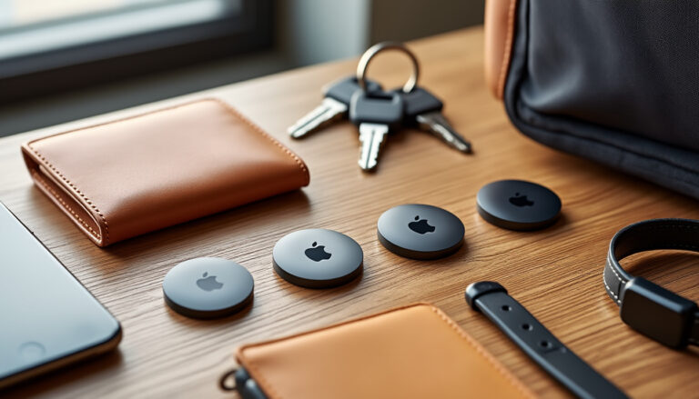 Procurez-vous un pack de 4 Apple AirTags à seulement 74,99 $ pour surveiller tous vos objets précieux protégez vos biens avec un pack de 4 apple airtags à seulement 74,99 $. localisez facilement vos objets précieux et retrouvez-les en un clin d'œil grâce à la technologie apple.