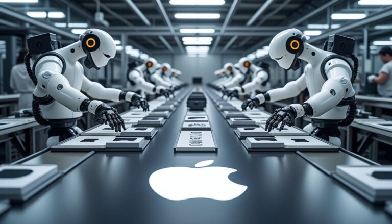 Rapport : Apple incite ses fournisseurs à adopter la robotique pour la fabrication découvrez comment apple encourage ses fournisseurs à intégrer la robotique dans leurs processus de fabrication pour améliorer l'efficacité, réduire les coûts et renforcer l'innovation dans sa chaîne d'approvisionnement.