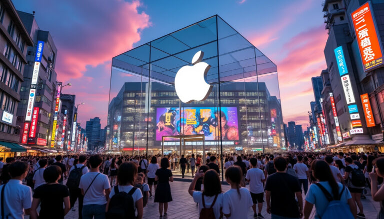 Une Nouvelle Épopée : La Rétrocession de l’Apple Store à Tokyo à son Emplacement d’Origine de 2003 découvrez l'histoire fascinante du retour de l'apple store de tokyo à son emplacement d'origine de 2003. plongez dans une épopée urbaine entre technologie, héritage et renouveau au cœur de la capitale japonaise.