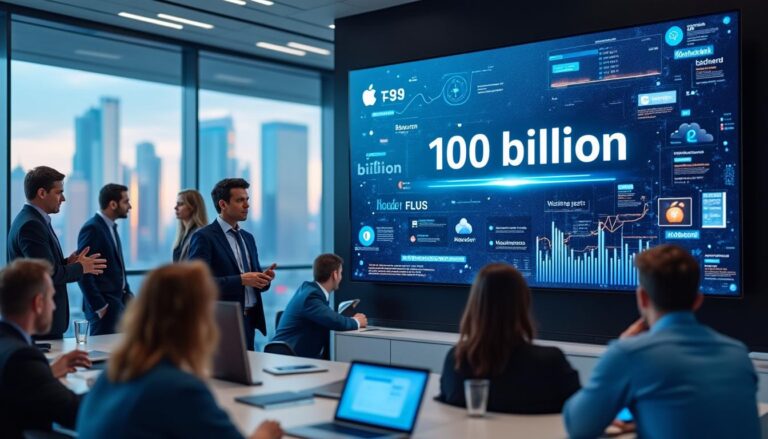 Apple franchit la barre des 100 milliards de dollars de revenus dans les services, malgré une montée des risques juridiques apple réalise un record historique en dépassant les 100 milliards de dollars de revenus issus de ses services, et ce, malgré une intensification des risques et défis juridiques auxquels l'entreprise est confrontée.