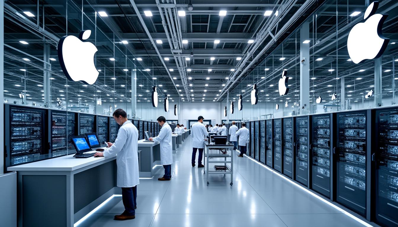 apple annonce le lancement de la distribution de serveurs d'intelligence artificielle, fabriqués aux états-unis et expédiés directement depuis le texas, renforçant ainsi sa position dans le domaine de la technologie avancée.