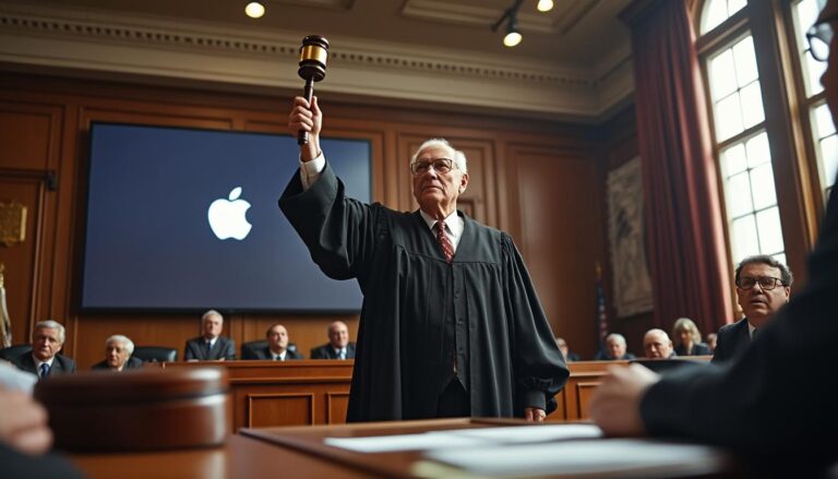 Apple remporte une bataille judiciaire : un juge annule la certification du procès antitrust concernant l’App Store de 2011 apple remporte une victoire judiciaire majeure : un juge a annulé la certification du procès antitrust de 2011 visant l'app store, écartant ainsi une menace juridique d'envergure pour la marque à la pomme.