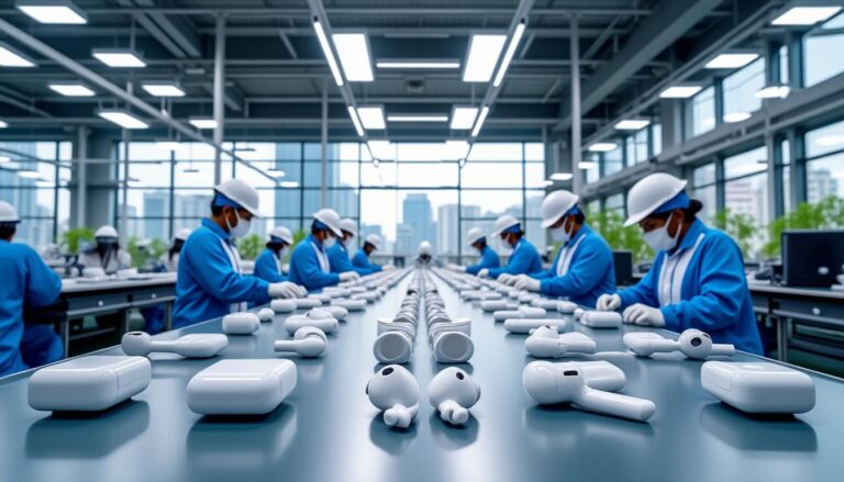 Apple s’apprête à augmenter sa production d’AirPods en Inde apple prévoit d’augmenter la production de ses airpods en inde afin de diversifier sa chaîne d’approvisionnement et répondre à la demande mondiale croissante pour ses écouteurs sans fil.