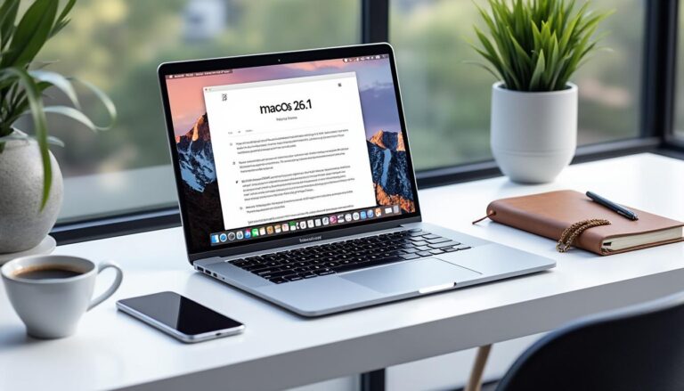Découvrez les notes de version d’Apple pour macOS Tahoe 26.1 consultez les notes de version officielles d'apple pour macos tahoe 26.1 : nouveautés, améliorations de sécurité et corrections de bogues pour une expérience mac optimale.