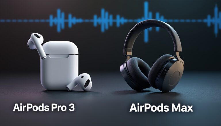 découvrez notre guide d'achat complet sur les airpods pro 3 et les airpods max : plus de 30 différences expliquées pour vous aider à choisir le modèle qui vous convient le mieux.