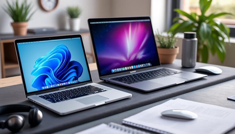 Guide d’achat : Comparaison entre le MacBook Air M4 et le MacBook Pro M5 découvrez notre guide d'achat comparatif entre le macbook air m4 et le macbook pro m5. analysez leurs performances, caractéristiques et prix pour choisir l'ordinateur apple idéal selon vos besoins.