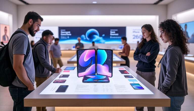 Lancement prévu en 2026 pour le premier iPhone pliable d’Apple : Les rumeurs clés à connaître découvrez toutes les rumeurs majeures sur le premier iphone pliable d'apple dont le lancement est attendu en 2026. design, innovations, fonctionnalités inédites : voici un aperçu des informations à ne pas manquer.