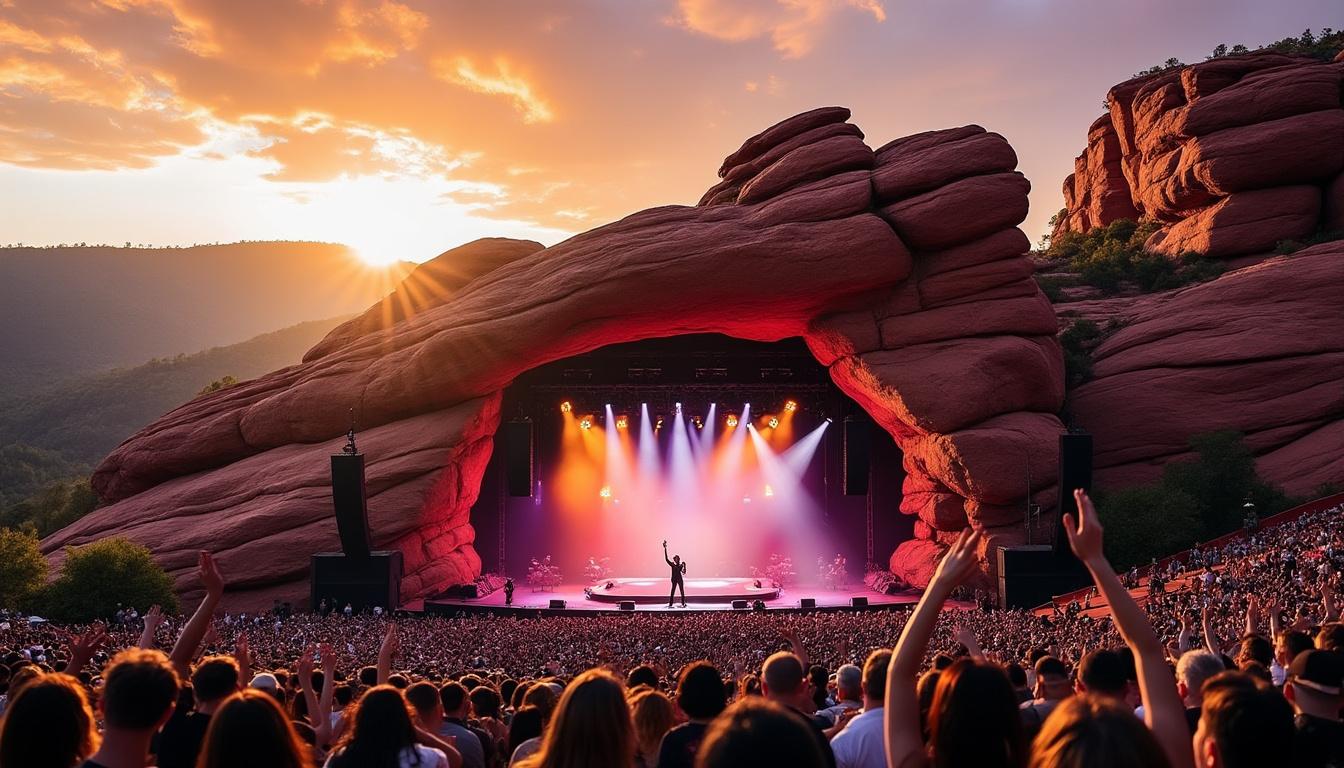 ne manquez pas les concerts captivants de gracie abrams à red rocks, diffusés en direct sur apple music. plongez dans une expérience musicale unique depuis chez vous !