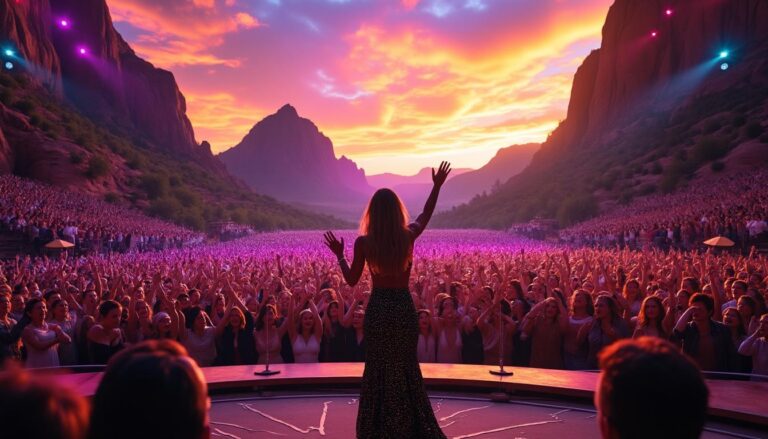 assistez en direct à la magie des concerts de gracie abrams à red rocks, diffusés exclusivement sur apple music. ne manquez pas ce moment musical unique, où l'ambiance légendaire de red rocks rencontre la voix captivante de gracie abrams.