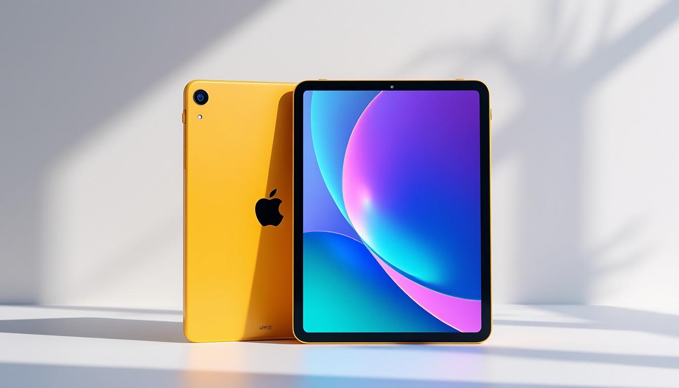 profitez de la promotion exceptionnelle sur l’ipad jaune de 11 pouces d’apple, désormais disponible à seulement 300 dollars ! ne ratez pas cette offre limitée pour vous offrir une tablette performante et élégante à prix réduit.