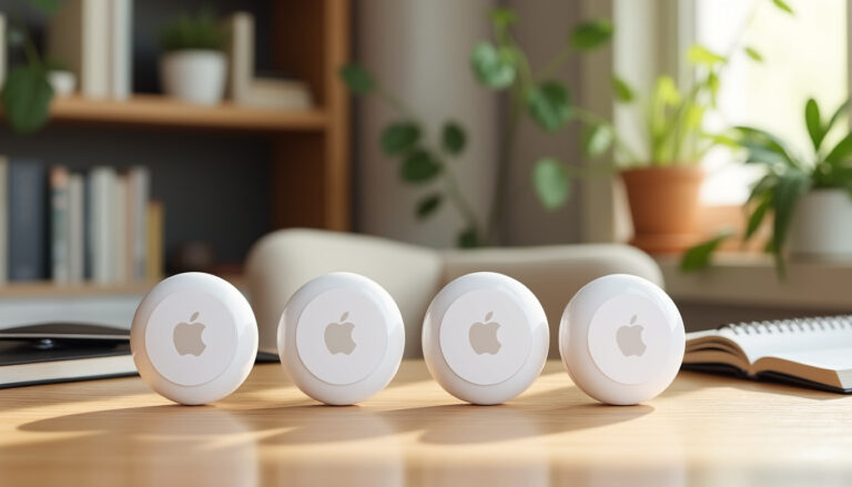 Offre spéciale : 25 % de réduction sur le pack de quatre Apple AirTags avant le Prime Day ! profitez d'une offre exceptionnelle : bénéficiez de 25 % de réduction sur le pack de quatre apple airtags avant le prime day. ne manquez pas cette occasion de garder vos objets en sécurité à prix réduit !