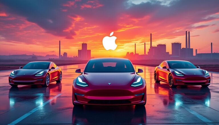 découvrez comment tesla voit diminuer la pression de gm et ford, tandis qu'apple émerge comme un adversaire redoutable sur le marché de la voiture électrique. analyse des nouveaux défis à venir.