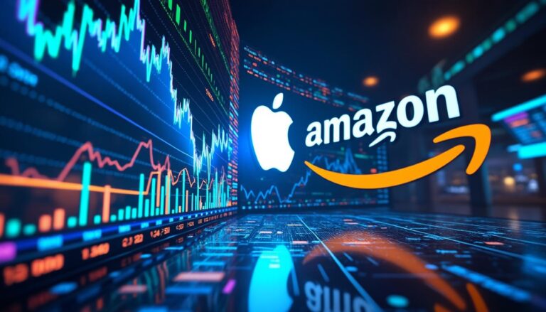 Le S&P 500 s’envole grâce aux performances impressionnantes d’Amazon et d’Apple, relançant ainsi la dynamique du marché le s&p 500 progresse fortement, soutenu par les résultats exceptionnels d'amazon et d'apple qui ravivent la confiance des investisseurs et dynamisent le marché.