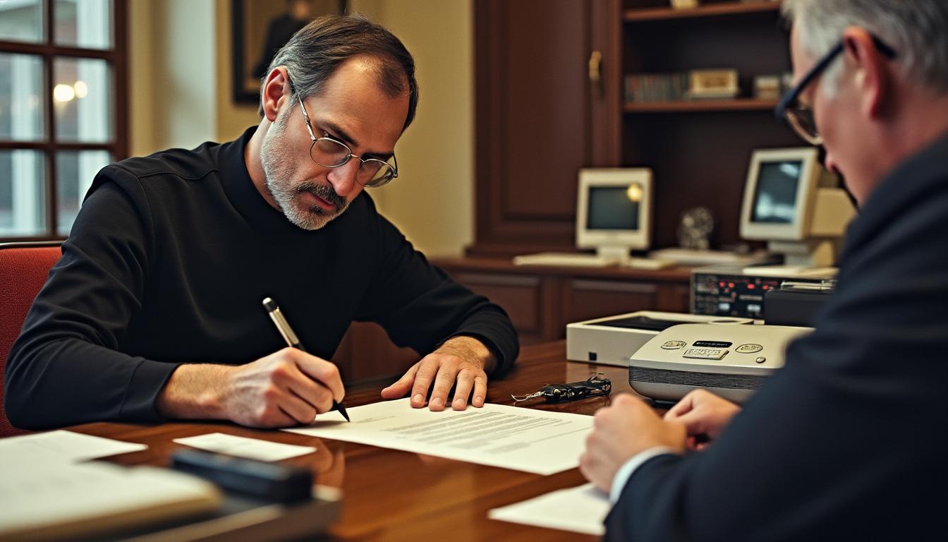 découvrez la mise aux enchères exceptionnelle du document fondateur d'apple, une pièce rare captivant l'histoire de la technologie. saisissez cette opportunité unique pour posséder un véritable symbole de l'innovation.