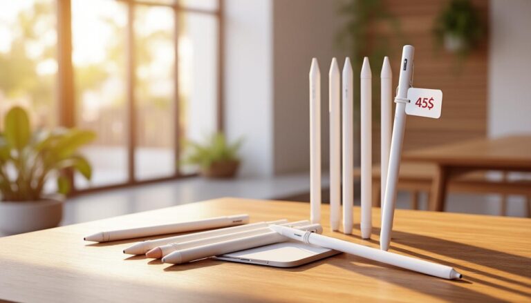 Les Apple Pencils, habituellement au prix de 99$, sont désormais disponibles à seulement 45$ ! profitez d'une offre exceptionnelle sur les apple pencils : habituellement vendus à 99$, ils sont maintenant disponibles à seulement 45$. ne manquez pas cette opportunité pour améliorer votre expérience ipad à prix réduit !