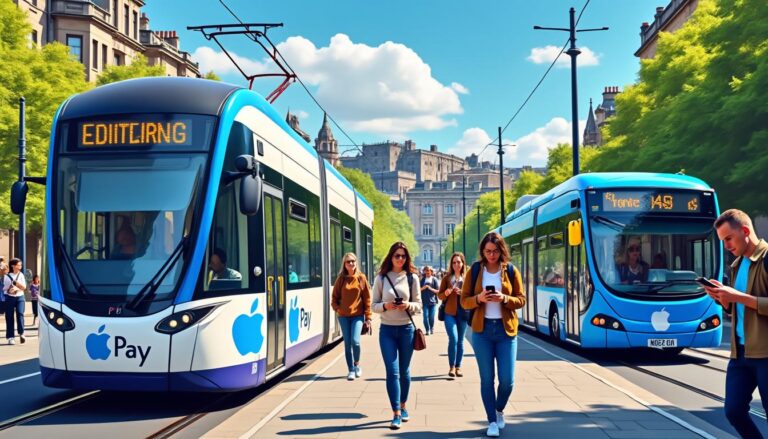 découvrez comment les tramways et bus d'édimbourg rendent les paiements plus simples et rapides grâce au mode express d'apple pay, une solution innovante pour faciliter vos déplacements en transports en commun.
