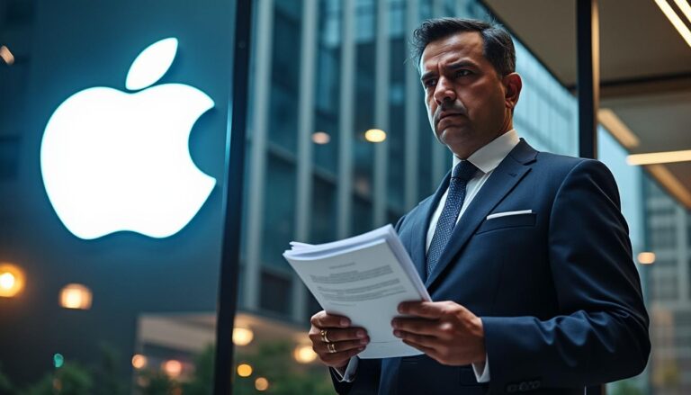 apple cherche à retarder l'enquête antitrust en inde en contestant la législation sur les sanctions, d'après le régulateur indien.