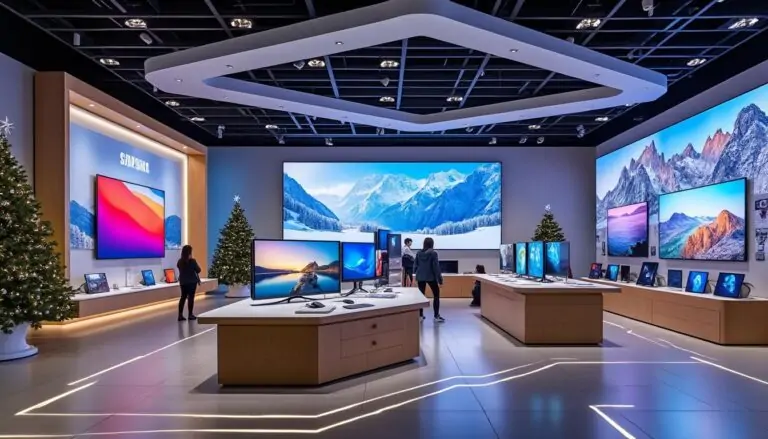 profitez de la grande vente de fin d'année chez samsung avec des réductions exceptionnelles sur une sélection de moniteurs et téléviseurs phares. offre limitée, ne manquez pas ces prix imbattables !