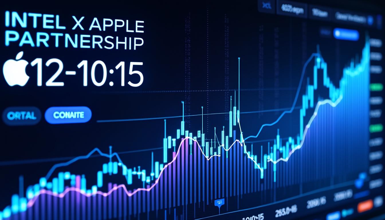 l'action intel bondit de plus de 8 % après des rumeurs annonçant un partenariat inédit avec apple pour la fourniture de puces, suscitant un fort engouement sur le marché.