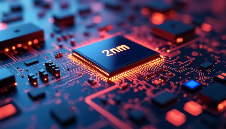 samsung présente la première puce mobile au monde gravée en 2 nm, une avancée technologique majeure qui place la marque en tête devant apple.