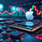 apple et les actions des fabricants de matériel tech chutent fortement en raison de la hausse spectaculaire des prix de la mémoire, plongeant le secteur dans une période de crise économique.