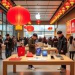apple lance des promotions spéciales pour le nouvel an lunaire afin de contrer le ralentissement des ventes en chine, attirant ainsi les consommateurs locaux avec des offres exclusives.