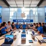 apple prévoit sa plus forte croissance du chiffre d'affaires en quatre ans, portée par les résultats impressionnants du premier trimestre.