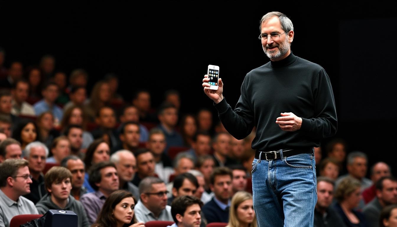 découvrez comment steve jobs a révolutionné le monde en 2007 avec la présentation de l'iphone, un moment clé qui a marqué l'histoire de la technologie et changé notre manière de communiquer.