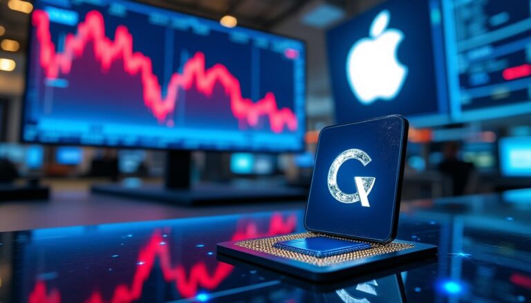 L’action Qualcomm dégringole après une révision à la baisse : le fabricant de puces toujours confronté à un défi majeur avec Apple l'action qualcomm chute suite à une révision à la baisse, alors que le fabricant de puces fait face à un défi majeur avec apple, impactant ses perspectives financières.