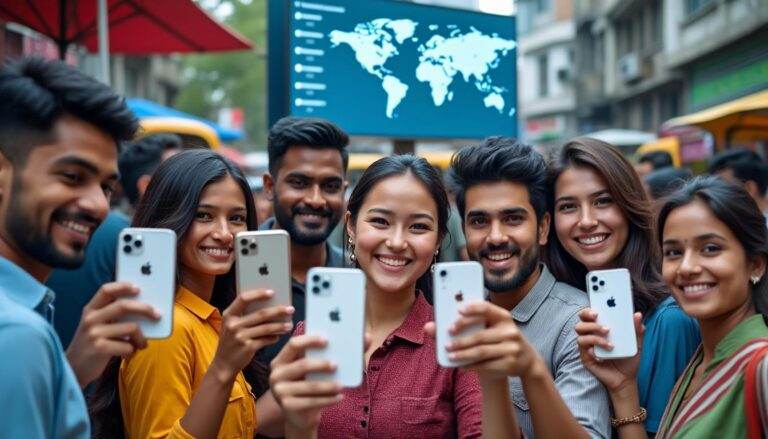 découvrez comment l'iphone d'apple enregistre sa meilleure performance en inde, surpassant un marché des smartphones globalement stable et renforçant sa présence dans la région.